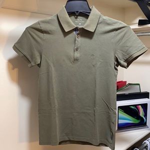 Olive Green Armani Exchange Polo Size XS